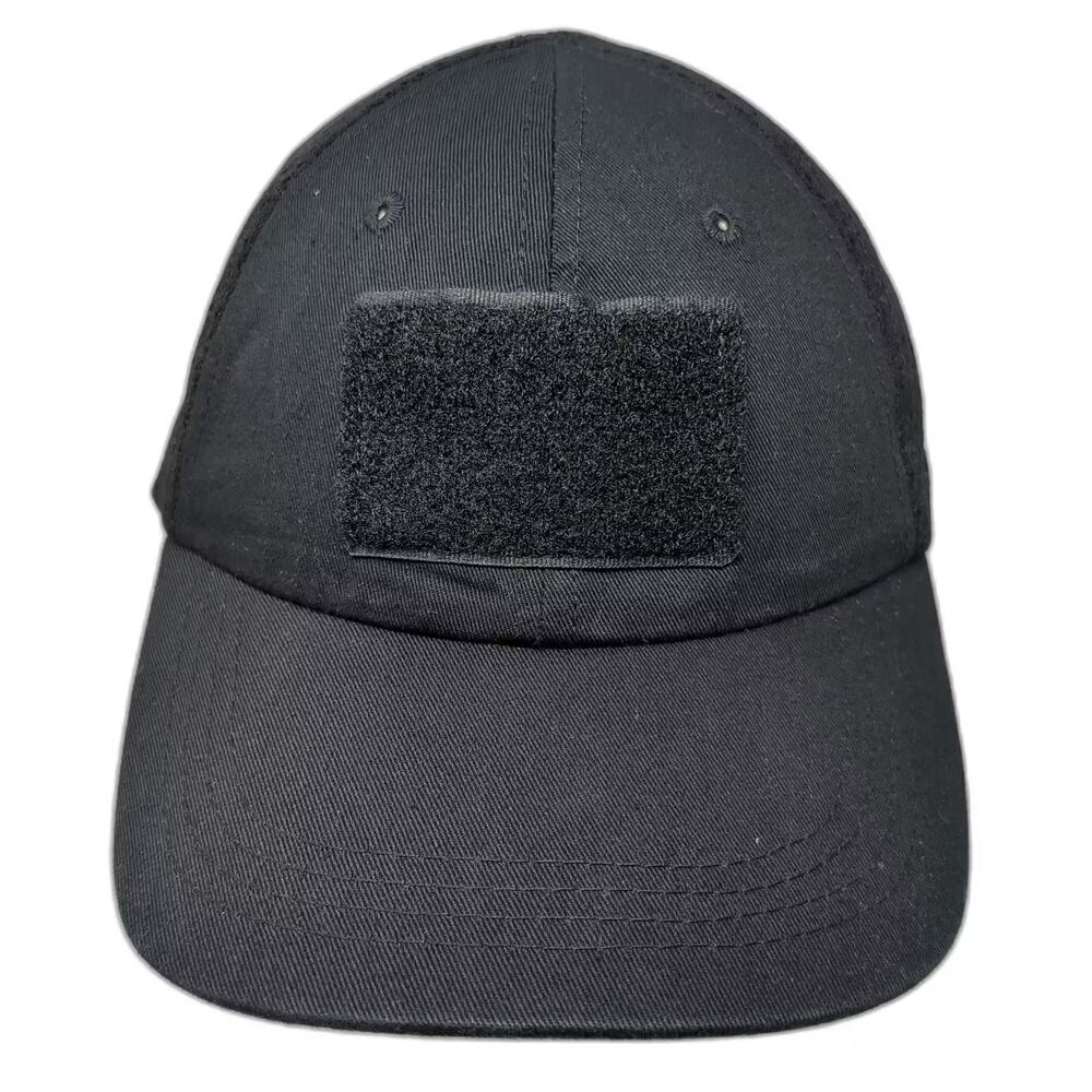 USCCA Black Baseball Cap Hat Mesh Back Tactical Patch OS Strapback Adjustable